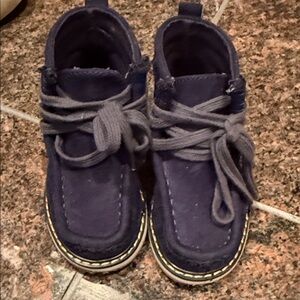 Baby Gap Suede Navy Boots